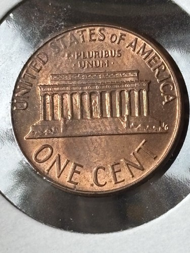 1975 (P) Philadelphia Lincoln Memorial One Cent - Unc - Red Free Shipping - Picture 4 of 4