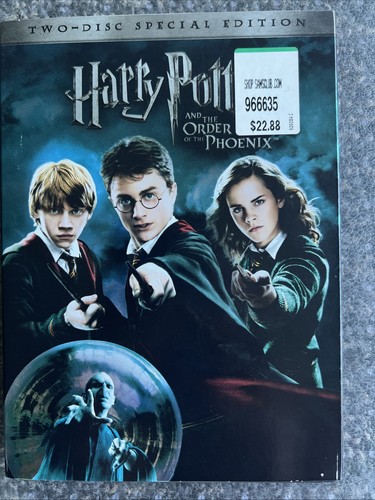 DVD Two-Disc Special Edition Harry Potter and the Order Of The Phoenix