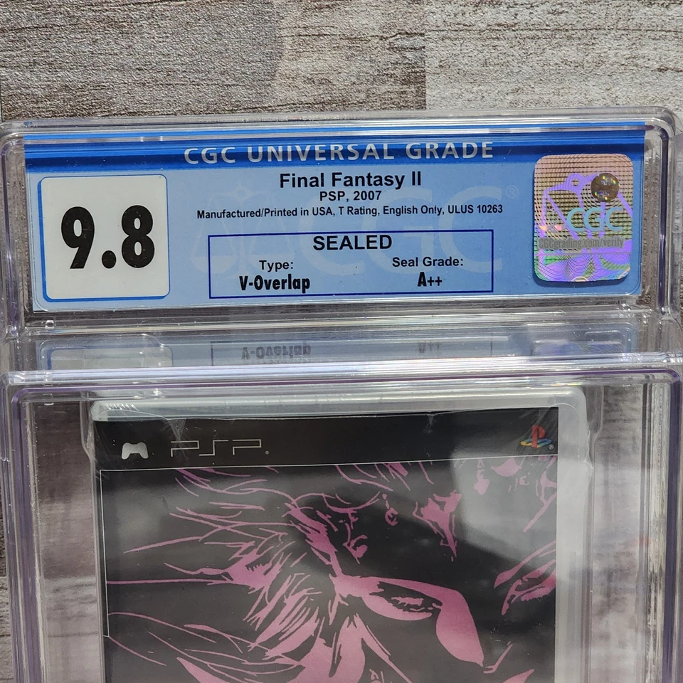 Final Fantasy II 2 Sony PlayStation Portable PSP Sealed New WATA 9.8 A++ Graded - Image 2 of 4