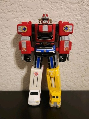 Lightspeed Rescue Megazord Power Rangers 5'' Zord Figure 1999 Bandai 