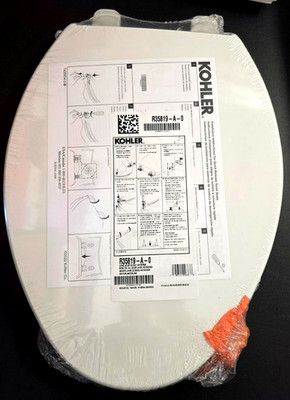 Kohler Layne QR Quiet Close & Release Elongated Antimicrobial Toilet Seat White