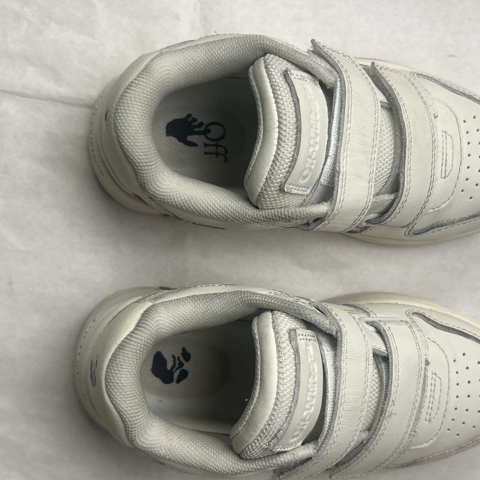 Off-White Kids OOO Strap Sneakers White Size 28 OBIA008F22LEA001010 thumbnail 8