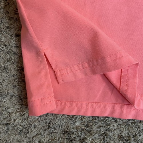 Grey's Anatomy By Barco Women's Scrub Top Spandex Stretch Small Hot Pink Pocket - Picture 9 of 11