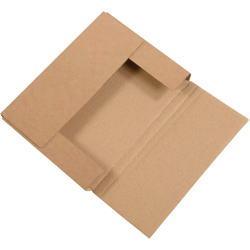 One-Piece Corrugated Mailers - Multi-Depth, 50-Pack - Image 3 of 4