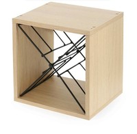 Weinregal Holz Stapelbar FüR 12 Flaschen WeinwüRfel Flaschenregal Natur 36 Cm