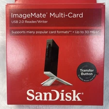 SanDisk ImageMate Multi-Card USB 2.0 Reader/Writer SDDR-199-A20 Open Box