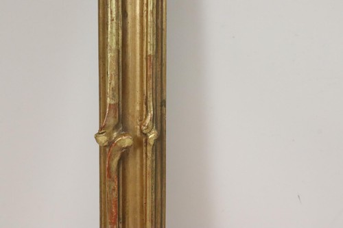 84x75cm Rahmen Gemälderahmen Holz Stuck verziert vergoldet 19.Jhd (BG2566) - Bild 4 von 17