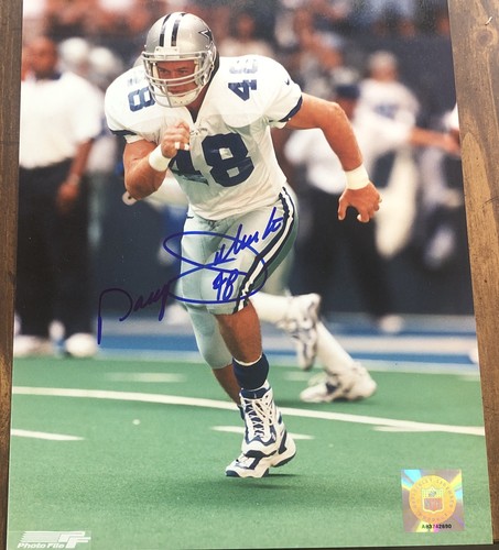 Daryl Johnston Autographed Dallas Cowboys 8X10 Photo