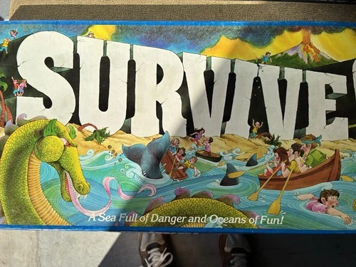 1982 Parker Brothers Survive Board Game 1982 Vintage