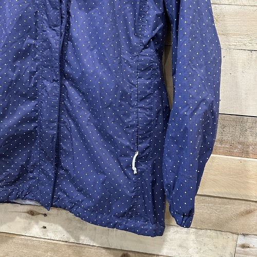 The North Face Womens Blue Polka Dot Windbreaker Jacket Size Large Long Sleeve - Picture 3 of 9