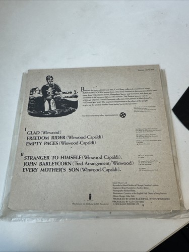 Traffic John Barleycorn Must Die 1970 United Artists 1st Press Vinyl LP VG+/VG+ - Bild 4 von 4