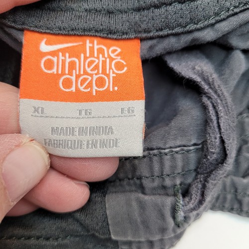 Nike The Athletic Dept. Cargo Shorts Vintage Men's XL Gray Adjustable Waist - Picture 6 of 9