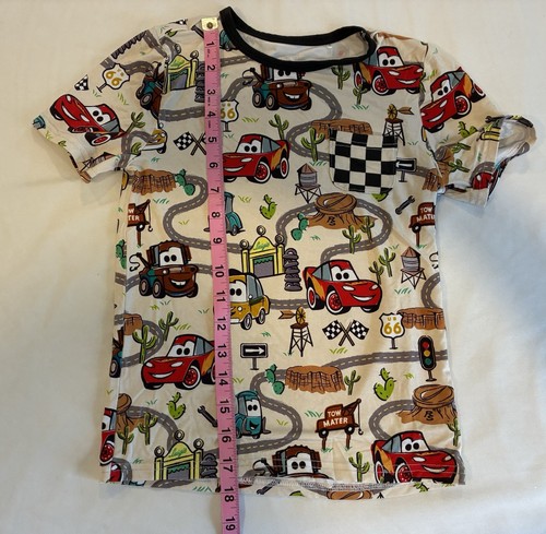 Little Sleepies Disney Pixar Cars Radiator Springs Size 6 Pocket Tee - Picture 4 of 6