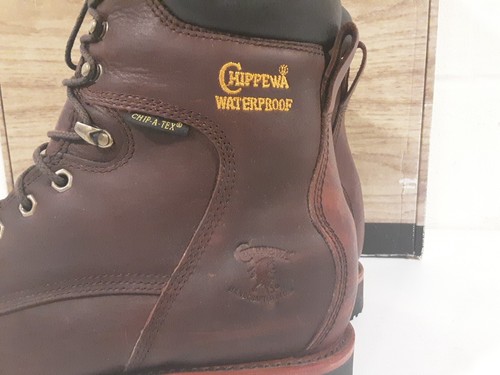 Chippewa Boots 25255 Size 11D 8" Waterproof Plain Lace Up Boot Made in USA - Bild 3 von 6