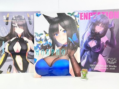hayabusa dojin art works book 3 set slit morpho tenptation A4 size