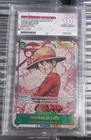 Monkey.d.luffy Op13-118 Alt Art Sec One Piece Card Ace Grading 10