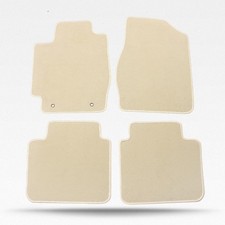 Car Floor Mat Compatible with 2002-2006 Toyota Camry Nylon Beige Floor Liner