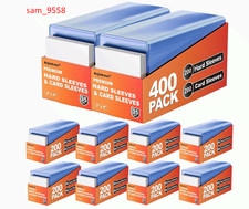 2000 Card Sleeves Hard Plastic,Arjiekwei 3