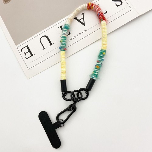 Fiber Anti-lost Rope Plush Hanging Rope Universal Phone Wrist Straps - Photo 6 sur 19