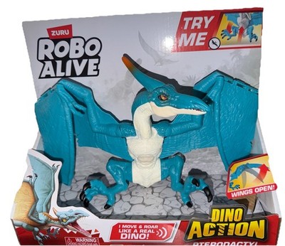 Robo Alive Dino Action Pterodactyl by ZURU Wings Open and Roars  Brand NEW