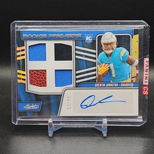 2023 Absolute Rookie Premiere - Quentin Johnston - Quad Mem Auto /99