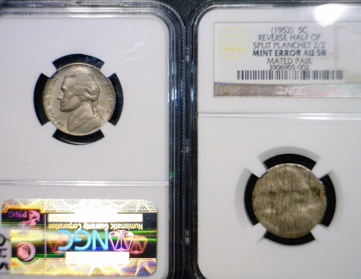 1952 NGC Certified US Coin Errors for sale | eBay