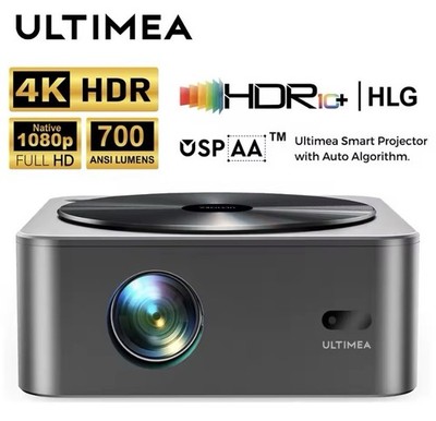 Giant Cinema 4k Full Hd Ultimea Made In Italia Leinwand Projektor Bluetooth Wifi