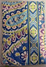 Vera Bradley Capri Blue Paperback Book Cover Never Used Retired Rare