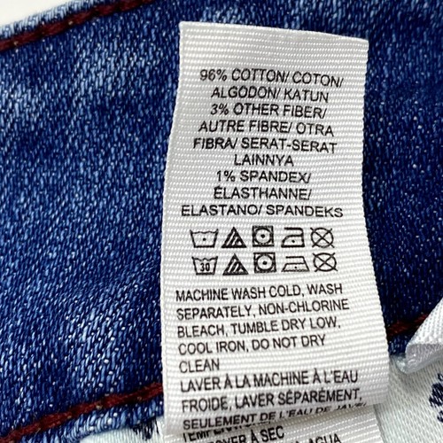 Lucky Brand Jeans Women's 18W Plus Blue Distressed Reese Boyfriend Denim Stretch - 第 10/12 張圖片