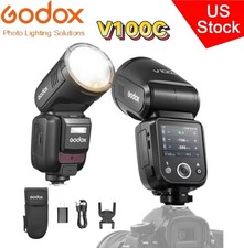 US Godox V100C Flash 70 Full Power Flashes, Shoe-Mount Flash for Canon Camera