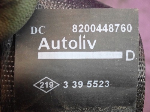 RENAULT KANGOO II III ZE 13-FL SICHERHEITSGURT RECHTS VORNE 8200448760 / ST 7128 - Bild 7 von 7