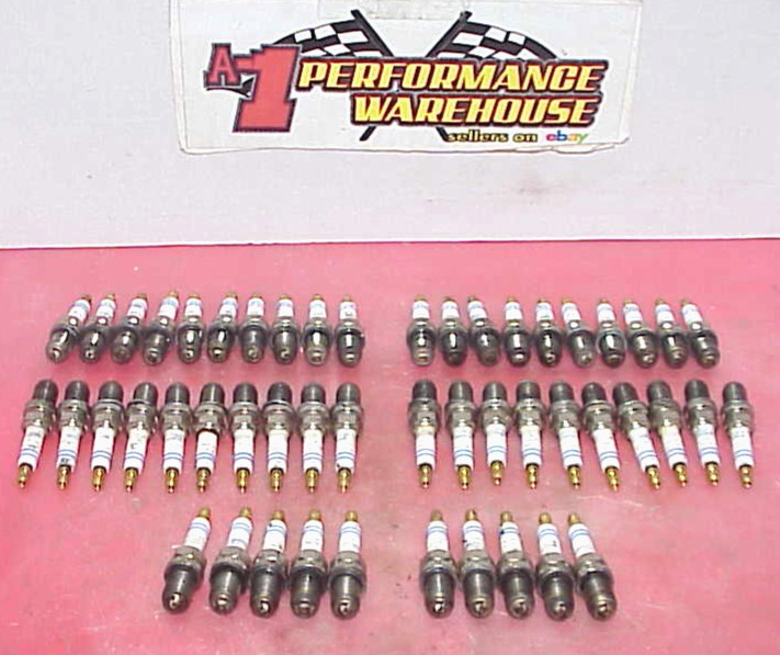 50 Bosch R1 USED 1 Race Spark Plugs from a R07.2 Chevy NASCAR Engine L@@K
