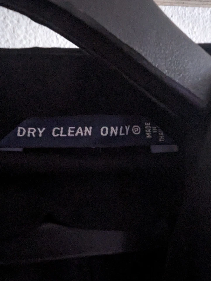 CHAPS RALPH LAUREN Men's BLACK Overcoat Long Micro suede 46L - Image 3 of 4