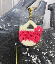 Crochet Mini Bag Keychains 5 Pcs set Custom Order