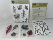 Stampin up Vintage Leaves Stamp Set 138802  Leaflets Thinlits Dies Lot