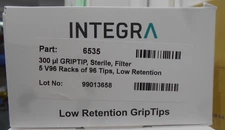Integra Biosciences 6535 300µl Low Retention GripTIps Sterile Filter Box of 480