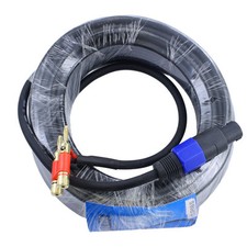 50ft foot SPEAKON compatible to dual banana plug SPEAKER CABLE cord 12g GA gauge