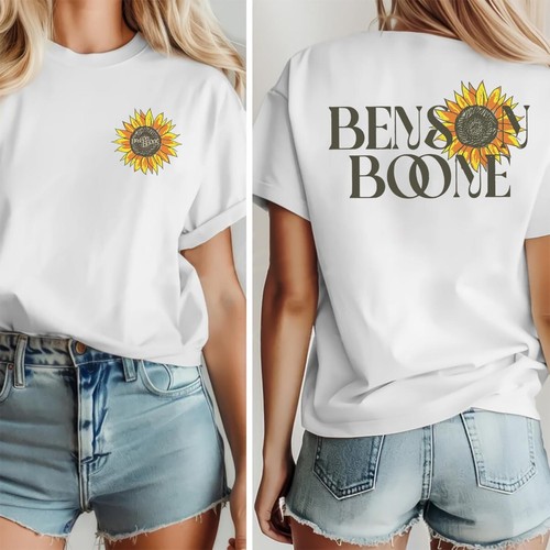 Benson Boone American Heart Tour 2025 Double Sided T-shirt, Gift For Lovers - Picture 6 of 6