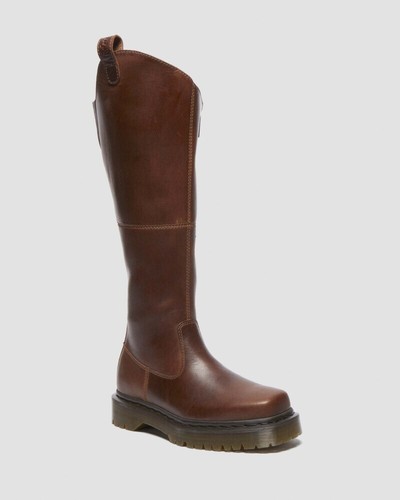 DR. MARTENS Amaayah Hi 4-13Size brown 32142243 Expeditedship! - Picture 2 of 9