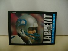 1985 TOPPS FOOTBALL  STEVE LARGENT #389  HOF