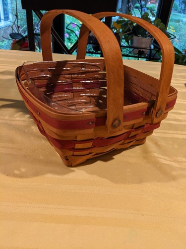 Vintage Longaberger Christmas Collection 1993 Edition Bayberry Basket - Picture 5 of 6