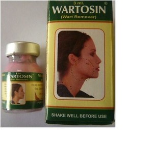 Why not use wart remover on face