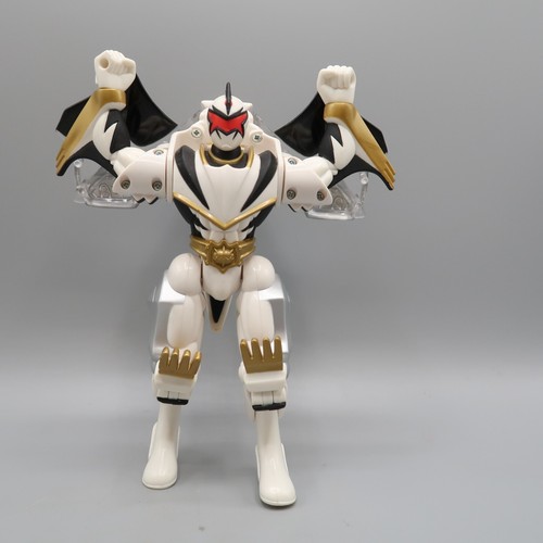 Power Rangers DELUXE Dino Thunder White Animorphin DragoZord Bandai 2003 7" - Imagen 4 de 5