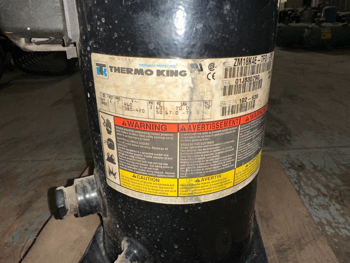THERMO KING SCROLL COMPRESSOR ZM18K4E-TFD-976 | eBay