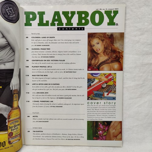 Vintage Playboy Magazine August 2001 - Excellent Condition - Mint Centerfold - Picture 14 of 24