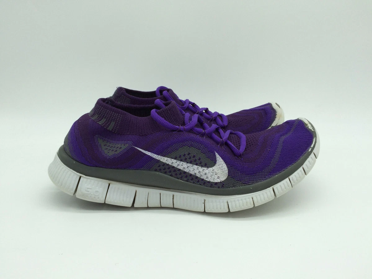 Flyknit 5.0 Women&#039;s Running Shoes Purple White Gray Size 11 | eBay