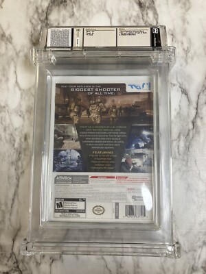 CALL OF DUTY MODERN WARFARE WII SEALED GAME 9.6 / SEAL A+ Graded