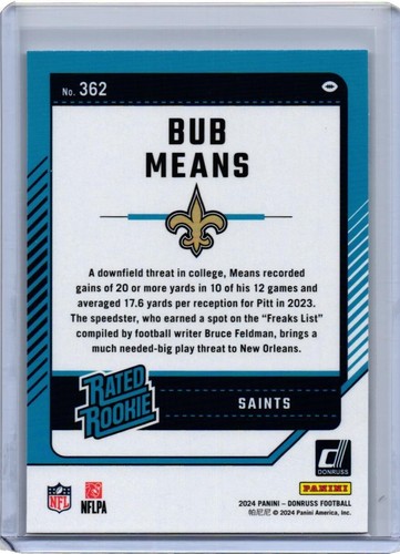2024 Panini Donruss Rated Rookie Complete Your Set - Pick Your Card #301-400 - Picture 125 of 201