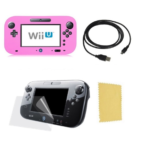 pour Nintendo Wii U - Chargeur 3 mètres + Housse + stylet + film protection - Photo 8/10