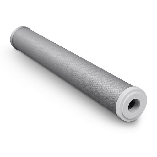 20" x 2.5" Block Carbon Water Filter 5 Micron Whole House Cartridges Set of 2 - Picture 4 of 9